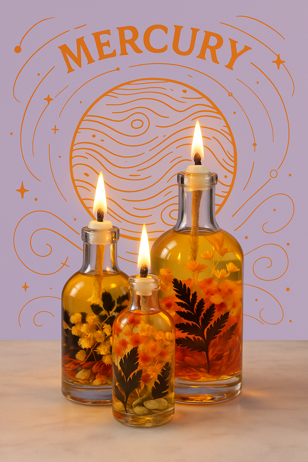 Mercury - Oil Candle