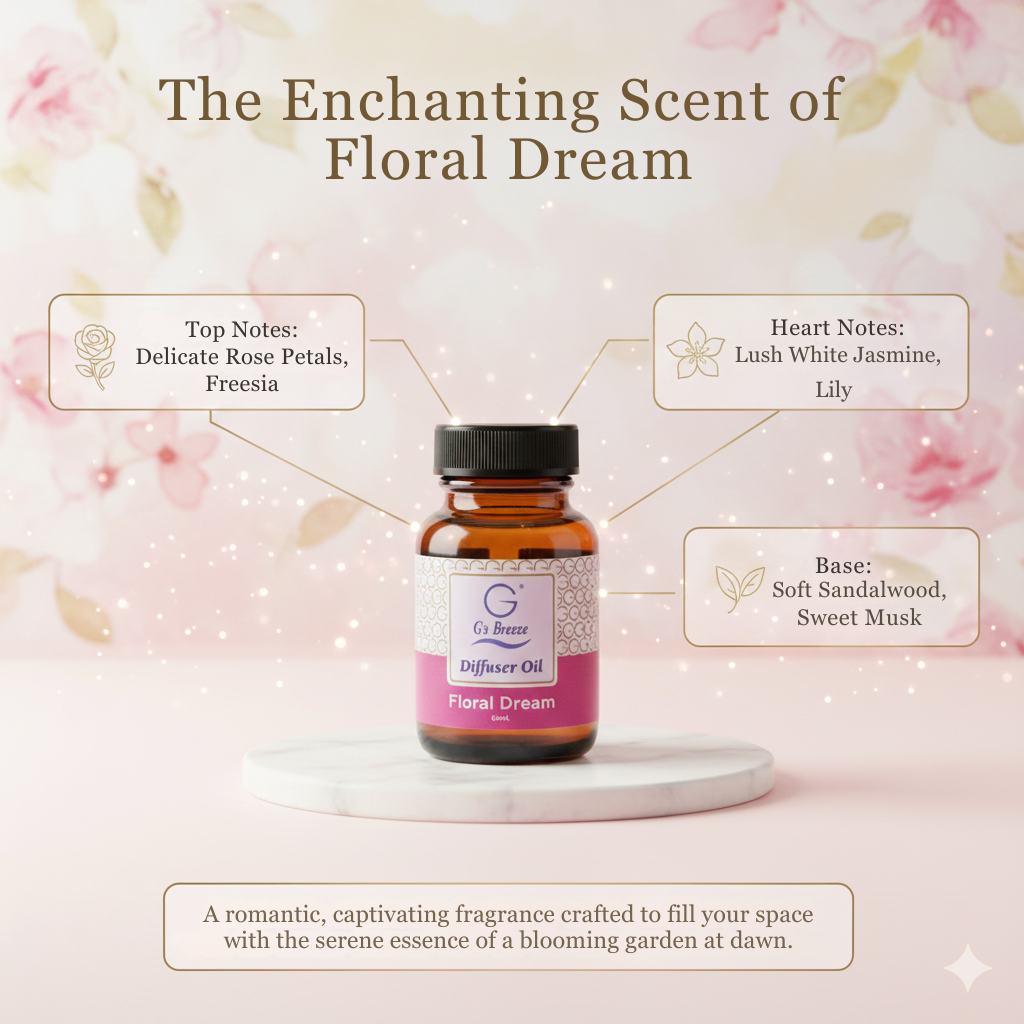 G's Breeze Diffuser Oil –  60ML Amazing Scents