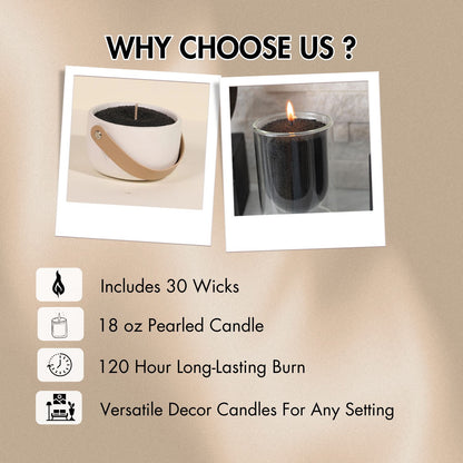 FOTON® Candle - Black - Unscented