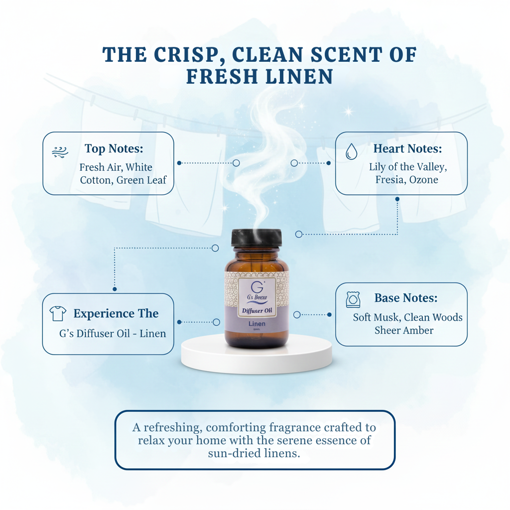 G's Breeze Diffuser Oil –  60ML Amazing Scents