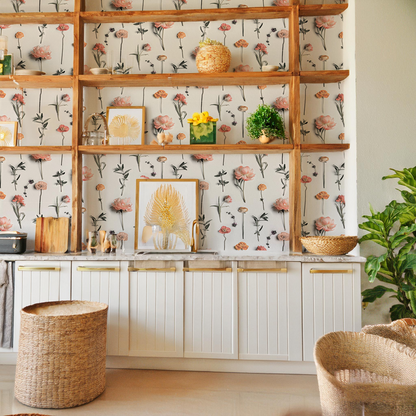 Fresh to Death Wallpaper, standard pattern, muted autumn