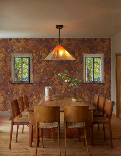 Juicy Fruit Wallpaper, orange and purple