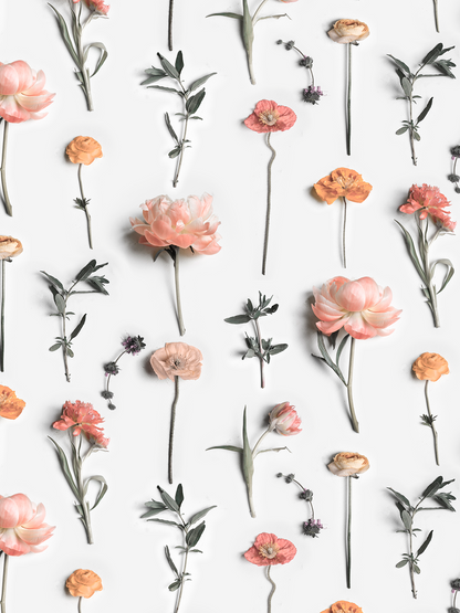 Fresh to Death Wallpaper, standard pattern, muted autumn