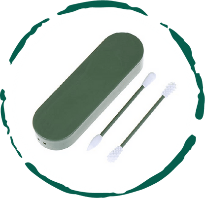 Reusable Silicone Cotton Swab -2 Pack