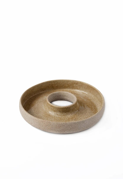 Handmade Stoneware Serving Dish "Concrete"