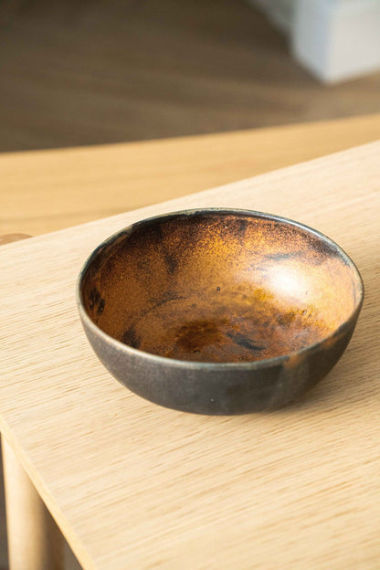 Rust Stoneware Nesting Bowl Set
