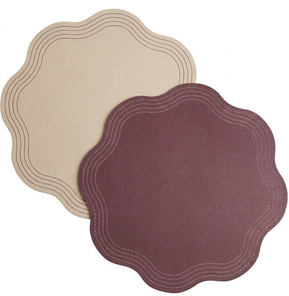 Double Sided Faux Leather Placemat