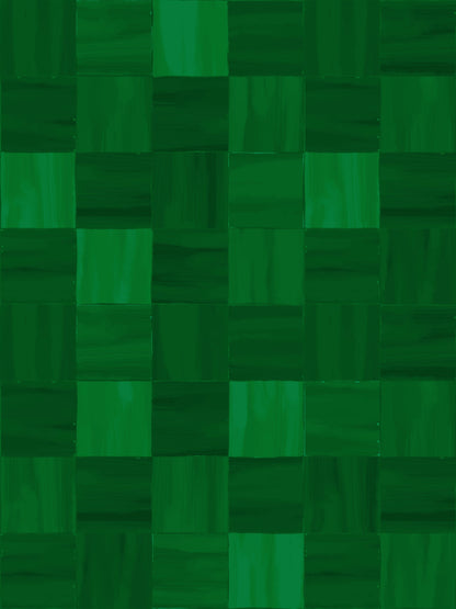 Zellige Wallpaper, emerald