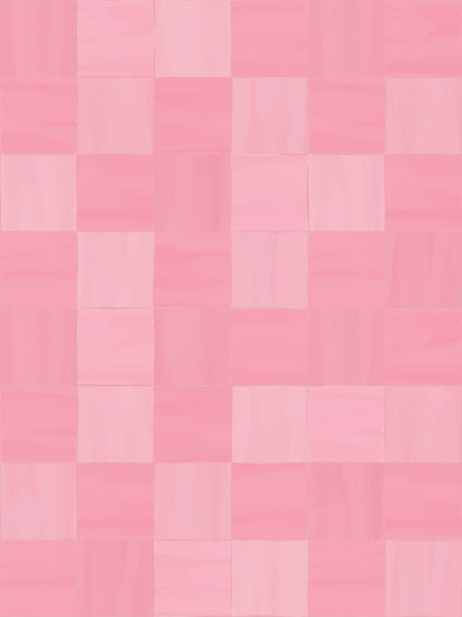 Zellige Wallpaper, pink