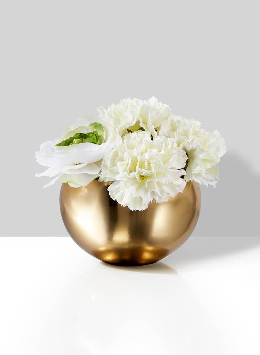 5.5-Inch Gold Bowl with Shiny Finish Gs Breeze