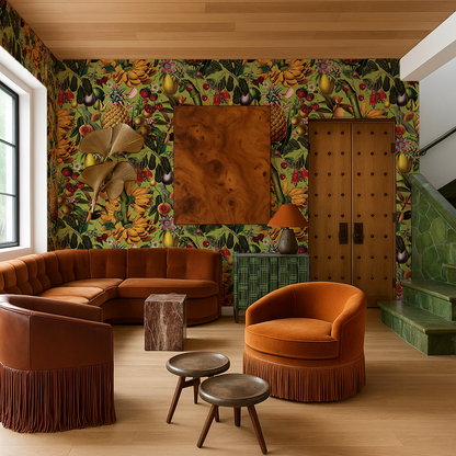 Juicy Fruit Wallpaper, chartreuse