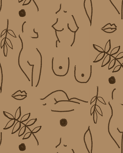 Neutral Nudes Wallpaper, coco